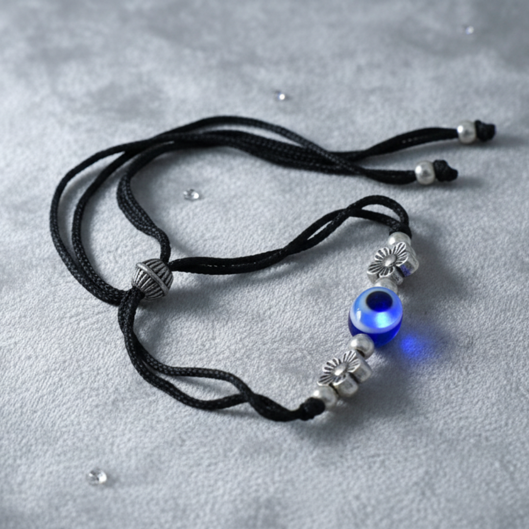 Trishna Adjustable Evil Eye Charm Bracelet