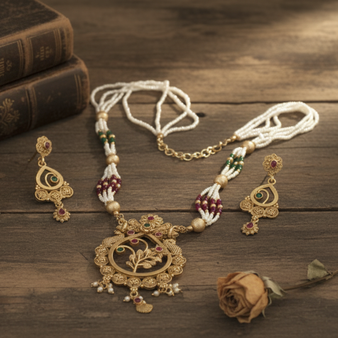 Rajvanshi Rani Haar Necklace Set