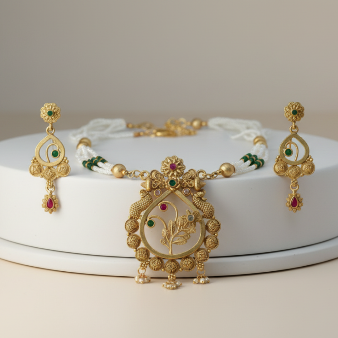Rajvanshi Rani Haar Necklace Set
