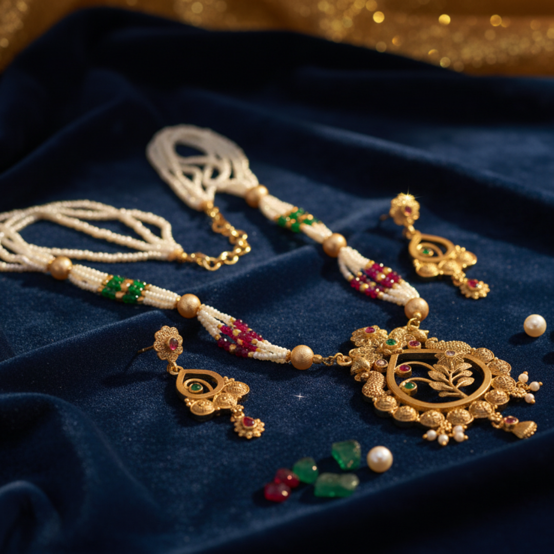 Rajvanshi Rani Haar Necklace Set