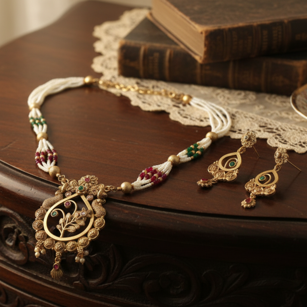 Rajvanshi Rani Haar Necklace Set