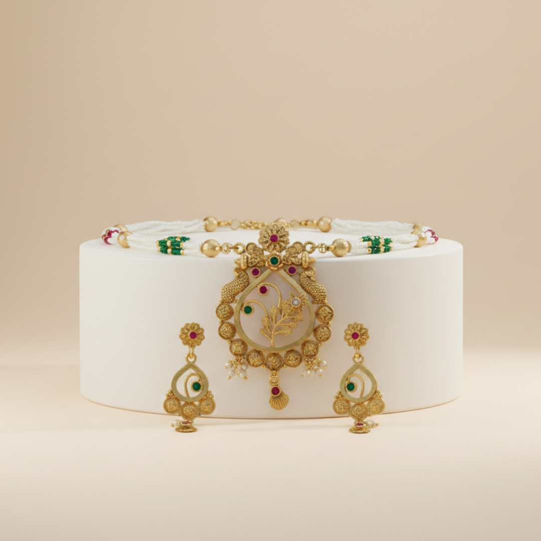 Rajvanshi Rani Haar Necklace Set