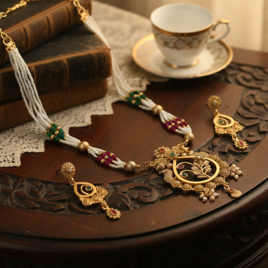 Rajvanshi Rani Haar Necklace Set