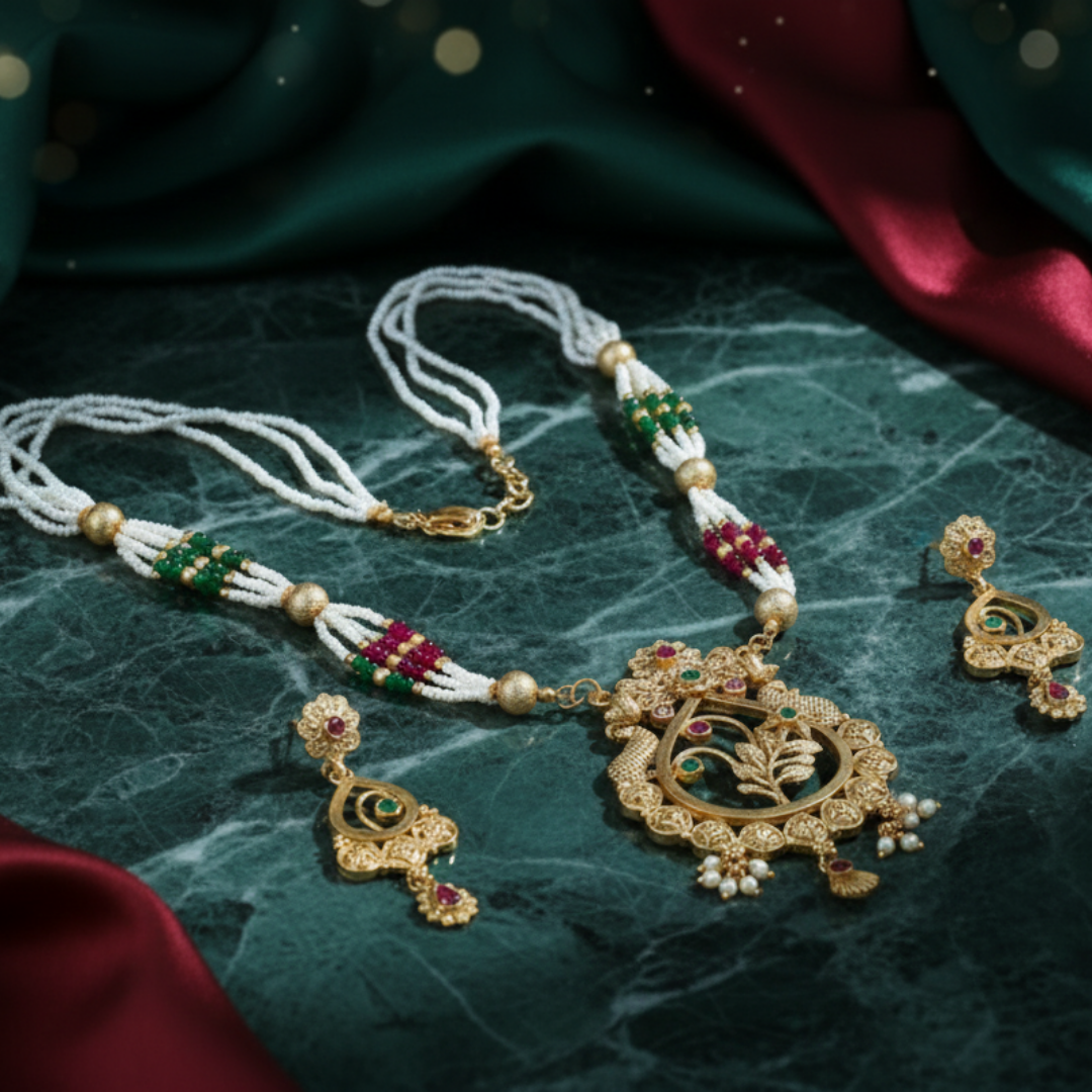 Rajvanshi Rani Haar Necklace Set